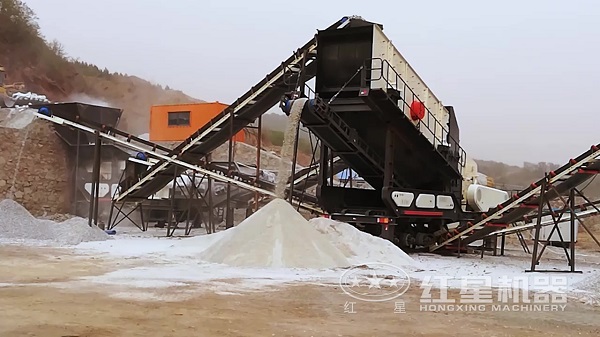 山西太原移动建筑垃圾处理现场